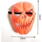 Tip 37 Plastik Yüz Maskesi Cadılar Bayramı Korkunç Yetişkin Maskesi Kostüm Partisi Dekoru Sahne Hayalet Korkunç Maske Anime Japon Tilki Cosplay Maske (Yurt Dışından) - Renkli - Yok