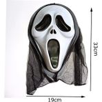 Tip 40 Plastik Yüz Maskesi Cadılar Bayramı Korkunç Yetişkin Maskesi Kostüm Partisi Dekoru Sahne Hayalet Korkunç Maske Anime Japon Tilki Cosplay Maske (Yurt Dışından) - Renkli - Yok