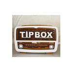 Tip Box Bahşiş Kutusu Nostaljik Radyo Görünümlü Beyaz