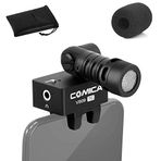 Tip C Akıllı Telefon Mikrofonu, Comica CVM-VS09 Video Kayıt Mikrofonu USB C Akıllı Telefon için Shotgun Micro YouTube Vlogging Facebook Livestream, Tip C Port Tabletler, Huawei,Samsung Galaxy,LG Android için