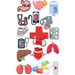 Tıp Doktor Hemşire Sticker Telefon Laptop Notebook Tablet Defter Matara Stiker Etiket ST1257