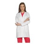 TıpMod Kadın Orta Boy Ceket Yaka Doktor Önlüğü - XL - Beyaz