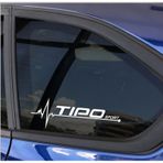 Tipo Napız Kalp Kelebek Cam için Sticker Yapıştırma