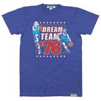 Tipsy Elves Komik Vatansever ABD Erkek Tişörtleri - Dört Temmuz Amerikan Bayrağı Tişörtleri, 76 Dream Takımı (Mavi), XL