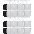 Tıpteknik Market Tens Elektrod Pedi Extra Güçlendirilmiş Yapışkanlı Kumaş - 5 x 5 cm - 10 Paket - 40 Adet