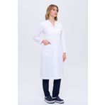 TIPTEKS Kadın Gömlek Yaka Tesettür Boy Doktor - Öğretmen Önlüğü