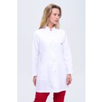 TIPTEKS Kadın Hakim Yaka Orta Boy Doktor Öğretmen Önlüğü