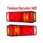 Tır-Kamyon-Dorse 7 Li Yedili Stop Lamba 2 Adet Takım Kablolu