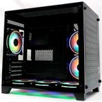 Tiranozor Ti-Game Pulse Black 6 Rgb Fan Black Mesh Gaming Kasa Power Yok