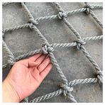 Tırmanma Ağı Kargo Ağı Tırmanma Ağı Açık Hava Oyun Alanı Kaya Halatları Merdiven Salıncaklar Tırmanma Seti Araba Çiti (14 mm-18 cm, 2 x 4 m/6,6 x 13,12 ft)