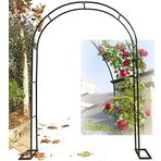 Tırmanma Bitkileri için Tel Örgü Bahçe Kemeri, Su Geçirmez, Kurulumu Kolay ve Çok İşlevli, 3 m x 2,2 m