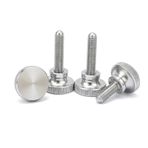 Tırtıklı El Vidaları, 304 Stainless Steel A2-70 Knurled Tall Head Thumb Screws Multiple Sizes(4mm,2pcs M6)