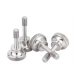 Tırtıklı El Vidaları, Knurled Thumb Screws Bolts 304 Stainless Steel M3-M8 Multiple Sizes(M6x30mm-1pcs)