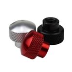 Tırtıklı El Vidaları, Knurled Thumb Screws Bolts And Nuts Blind Round Head Pack Of 5 M3-M6 Aluminum Multicolor(Red,M3)