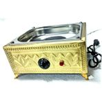 Tiryaki Bakır Kumda Kahve Makinesi Küçük Boy 19X18 cm A Bakır Kumda Kahve Sarı Renk Bakır A++ Safir Çay Kazanlrı - Altın