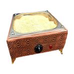 Tiryaki Bakır Kumda Kahve Makinesi Orta Boy 35X28 cm Bakır Kumda Kahve A++ Safir Çay Kazanları