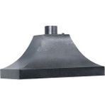 Tiryaki Gri Boyalı Çay Ocağı Kazanı Davlumbazı 80 cm 2 Gözlü Çay Kazanına Göre Davlumbaz A++ Safir