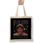 Tis The Season To Be Louis Theroux Bez Çanta Uzun Saplı - Açık Bej - 40 X 40