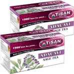 Tisan 2 Kutu Adaçayı Bitki Çayı 20 Süzen Poşet x 2 Çay