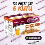 Tisan Ihlamur Çay | 6 Kutu | 120 Poşet Çay - Bitki Çayı