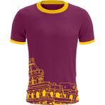 Tişört Boxy Kesim Kısa Kollu Düz Etek Ucu Düz - 2XL
