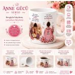 Tişört Kodu Anne Gücü Serisi – Porselen Kupa 11 Oz - Beyaz