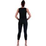 Tista Termal Sauna Atlet Takım Terleten Zayıflatan Atlet Tayt - 6XL - Siyah