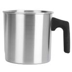 TITA-DONG 1.2L Çift Kazan Balmumu Eritme Potası, Mum Yapımı Dökme Pot, Alüminyum Mum Yapımı Sürahi, Şerit Mum Eritme Sürahisi Isı Direnci ile Ev DIY Chandlery Malzemeleri için Pot Kulplu