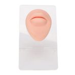 TITA-DONG Takı Ekranı için Simüle Edilmiş 3D Ağız Modeli, Labret Piercing Uygulaması için Çok Amaçlı Silikon Ağız Modeli, Labret Ekranı, Hastane Dudak Teşhir Malzemeleri, Akrilik Piercing Uygulama Aleti (Tip A)