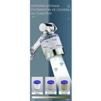 TİTAK YENİ FİLTRELİ 1080 DERECE DÖNEBİLEN KROM KAPLAMA MUSLUK UCU