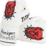 Titan Sport BEYAZ BİTBULL DESENLİ BOKS ELDİVENİ