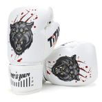 Titan Sport Beyaz Puma Desenli Boks Eldiveni - 10 oz