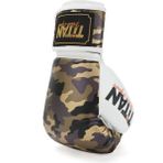 Titan Sport Gold Kamuflaj Boks Eldiveni - Altın - 8 oz