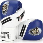 Titan Sport Mavi Beyaz Hayalet Kurukafa Desenli Boks Eldiveni