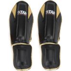 Titan Sport Parlak Siyah-Altın(Gold) Muay Thai, Kick Boks Kaval Koruyucu - Standart