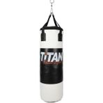 Titan Sport Siyah-Beyaz Boks Kum Torbası