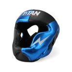 Titan Sport Yüz Korumalı Boks Kaskı , Mavi-siyah Model Çok Renkli