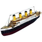 TİTANİC RENKLİ 3D Metal Maket Bulmaca Puzzle model kitleri DIY 14+ Yaş 59+ parça