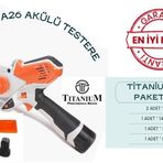 Titanium Gta26 Şarjlı Akülü Budama Testeresi 2 Bataryalı Çantalı