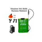 Titanium Pvms 16a Akülü/kollu Sırt Ilaçlama Pompası 12v 8a