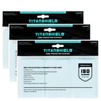 TitanShield [3 Paket Paketi] Standart Boyutlu Masa Oyunları ve Ticaret Kartı için Premium Şeffaf Kart Kılıfları 2,5" x 3,5" (150 Kollu)