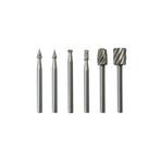 Titi 5012 Gravür Oyma Freze Ucu Seti HSS 6 Parça (Dremel Uyumlu)