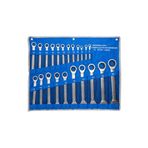 Titi 6125 Cırcır Kombine Anahtar Takımı 6-32mm 22 Parça (Bez Çantalı)