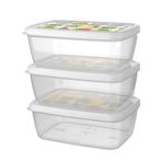 Titiz Aria Saklama Kabı 3 Parçalı Set, 1200 ml Kapasite