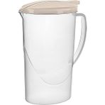 Titiz Kapaklı Şeffaf Sürahi – 1700 ml - Pembe - 1,7 lt