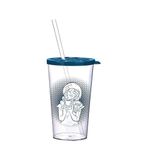 Titiz Limonlu Milkshake Baloncuklu Bardak, 700 ml Kapasite