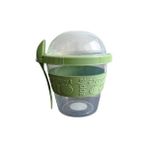 Titiz Plastik Yoghurt Container 600 ml + Kaşık - Yeşil