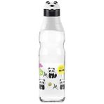 Titiz Şeffaf Cam Şişe Panda 1000 ml