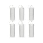 Titiz Şeffaf Plastik Sızdırmaz Kapaklı Fişek Sosluk 700 ML X 6'lı
