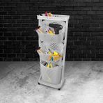 Titiz TP-750 Beyaz Kat Kat Organizer Sepet